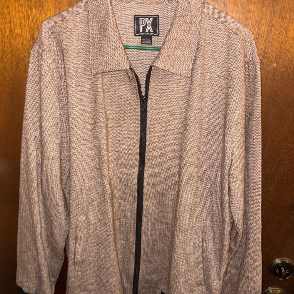 PX Men's Beige Lightweight Jacket